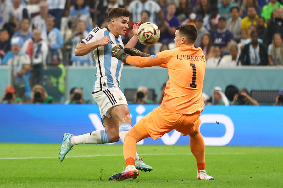 アルゼンチンのPK獲得シーンに賛否【写真:ロイター】