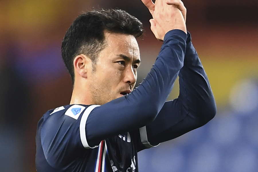 サンプドリアに所属する日本代表のキャプテンDF吉田麻也【写真:AP】