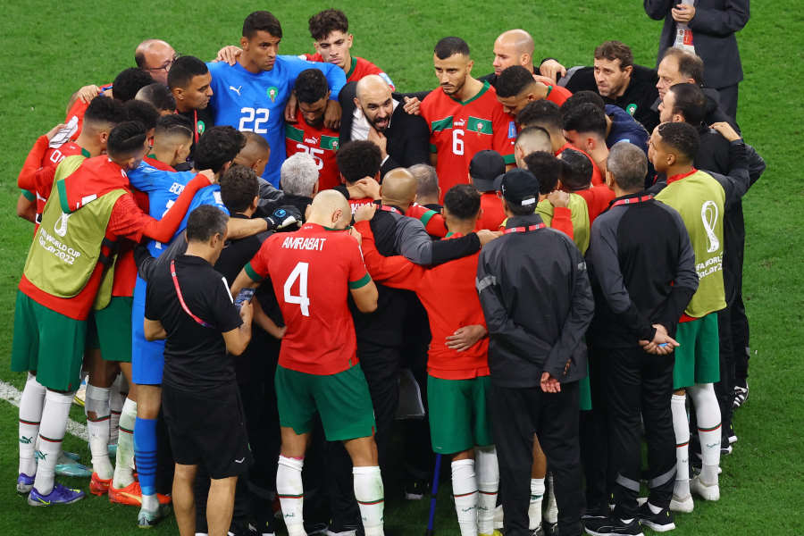 死力を尽くしたモロッコにスタンディングオベーション【写真：ロイター】