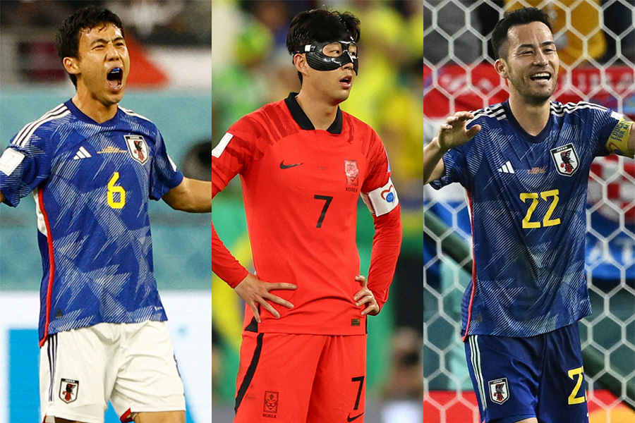 「アジアのベストプレイヤー5人」に日本代表から3選手が選出【写真：ロイター】