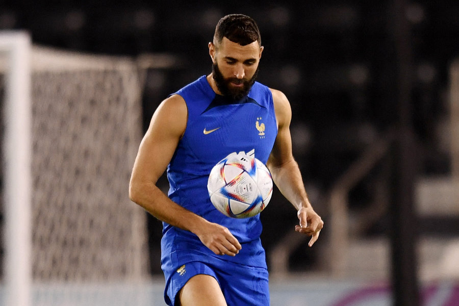 離脱しているFWカリム・ベンゼマ【写真:ロイター】