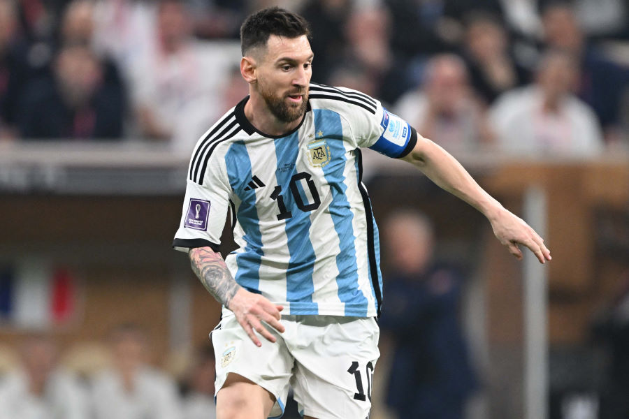 アルゼンチン代表FWリオネル・メッシ【写真：徳原隆元（FOOTBALL ZONE特派）】