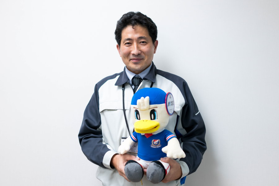 「マリノスケは地域貢献活動の象徴」と語ったアネスト岩田の和田真志氏【写真：石川遼】