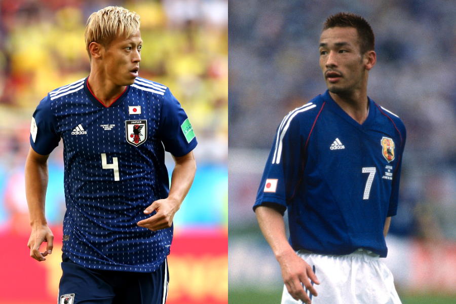 W杯でそれぞれ活躍した元日本代表MF本田圭佑と元日本代表MF中田英寿【写真：Getty Images】