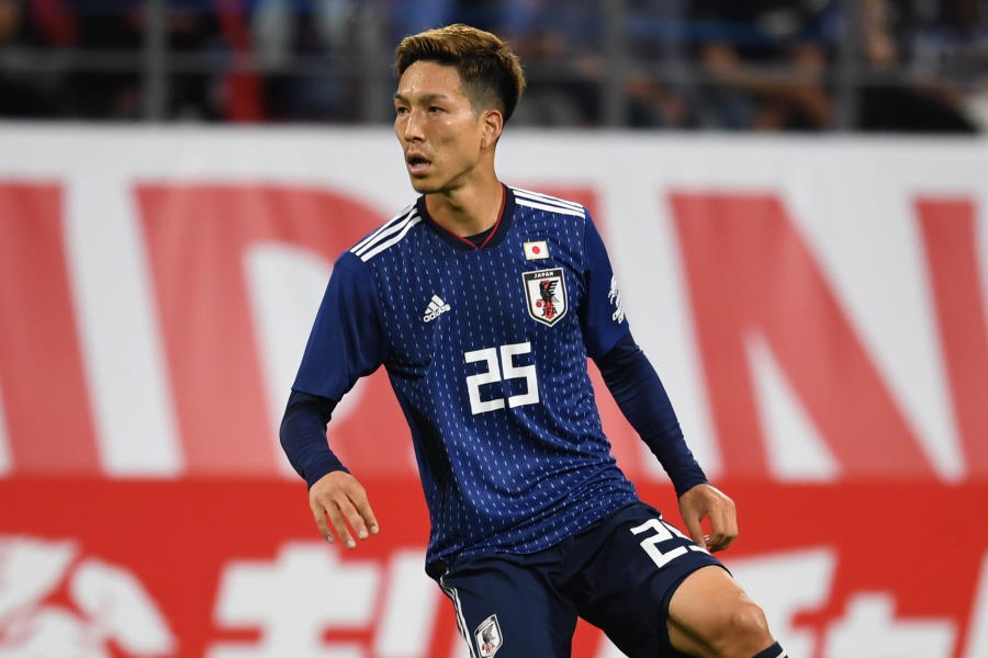 2019年6月のエルサルバドル戦のMF小林祐希【写真：Getty Images】