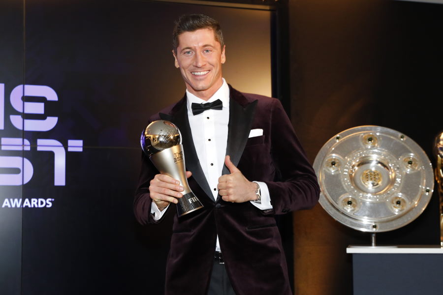 ロベルト・レバンドフスキがFIFA年間最優秀選手賞に選出【写真：Getty Images】