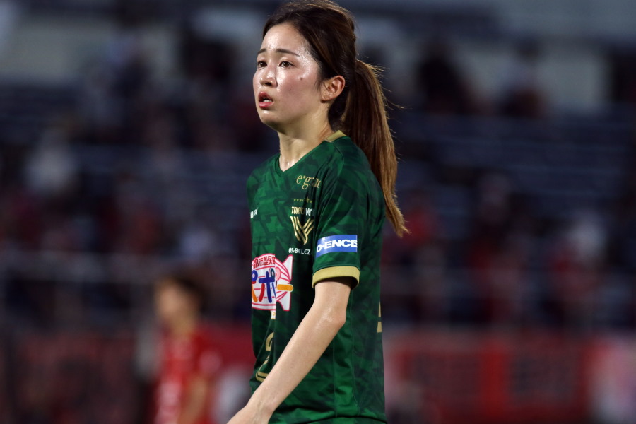 日テレ・東京ヴェルディベレーザを優勝に導いた主将DF清水梨紗【写真：Football Zone web】