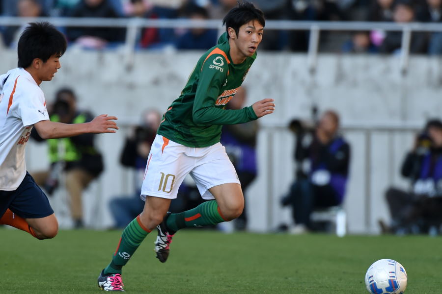 青森山田高校時代の柏レイソルMF神谷優太【写真：Getty Images】