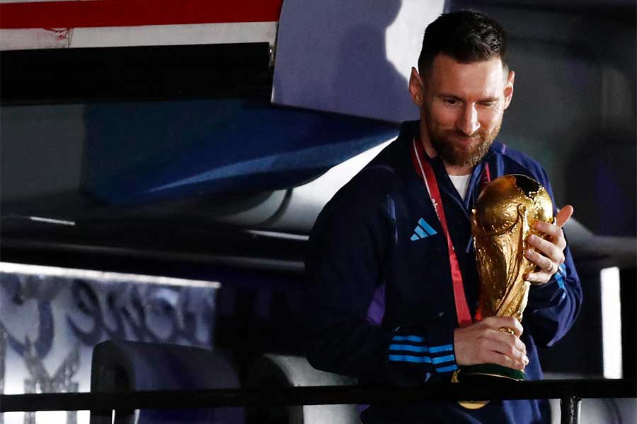 母国代表を迎えたアルゼンチン国内の様子が話題【写真：ロイター】