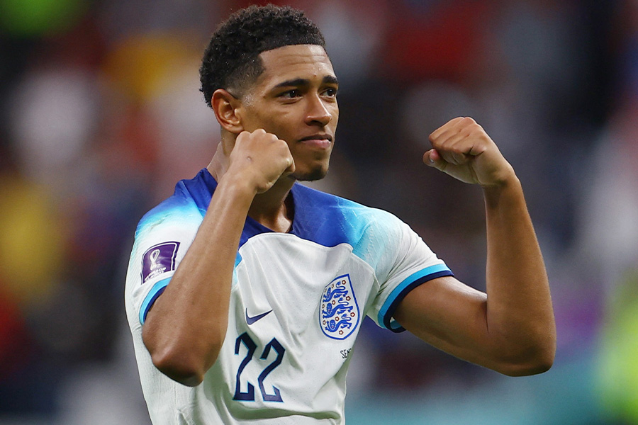 カタールW杯で活躍をしたベリンガム【写真：ロイター】