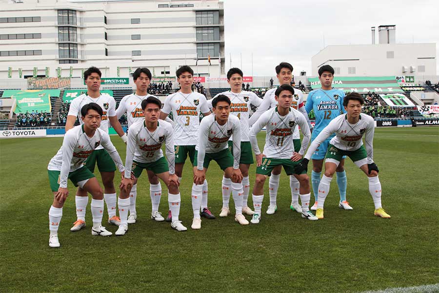 青森山田が3回戦へ【写真：FOOTBALL ZONE編集部】