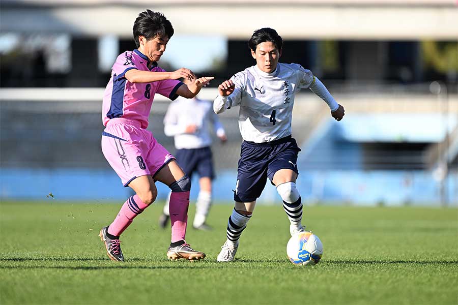 米子北の中村監督は敗戦を受け選手たちへの思いを語った【写真：徳原隆元】