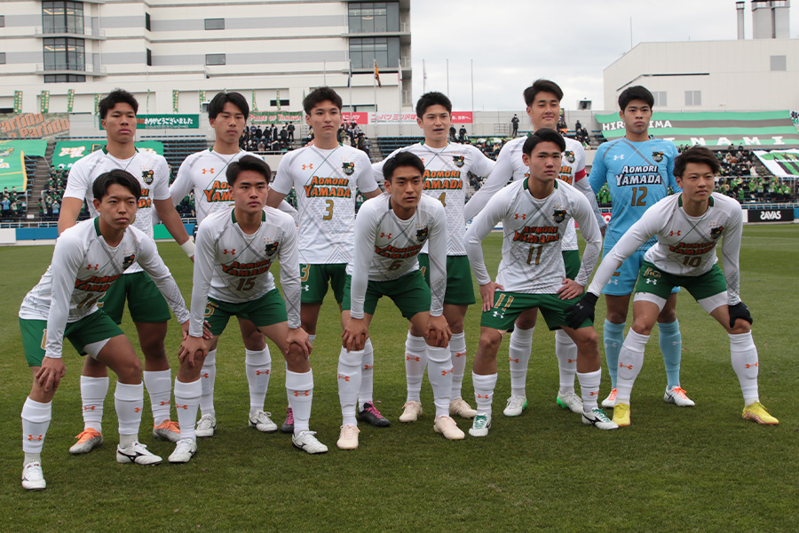 順当に3回戦へ駒を進めた青森山田【写真：FOOTBALL ZONE編集部】