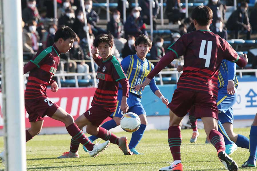 尚志はPK戦の末に国見に敗れ2回戦敗退【写真:FOOTBALL ZONE編集部】