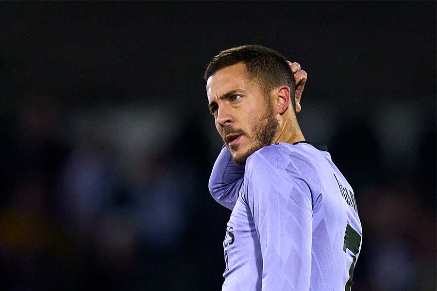 エデン・アザールの体型に驚きの声が続々【写真：Getty Images】