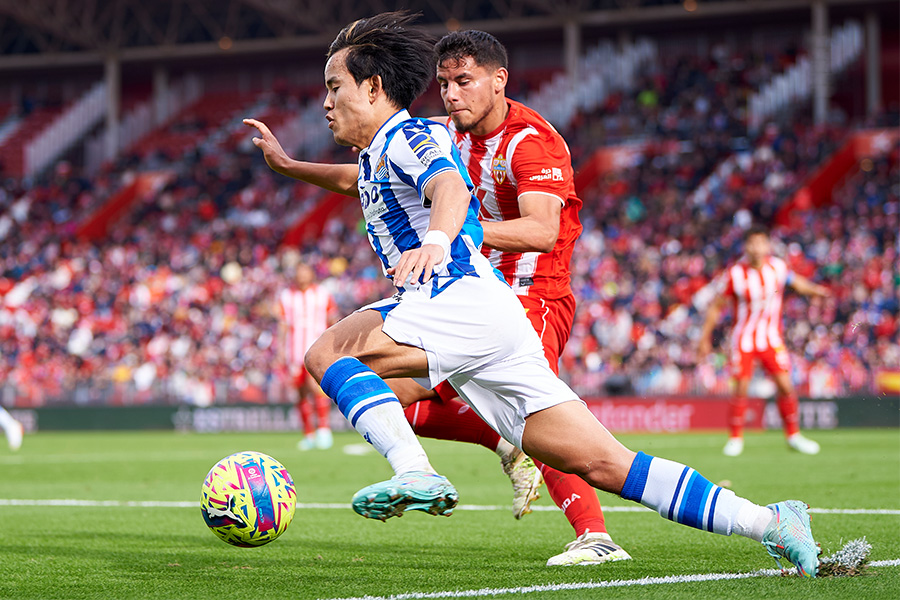先発出場でゴールに絡んだ久保建英【写真：Getty Images】