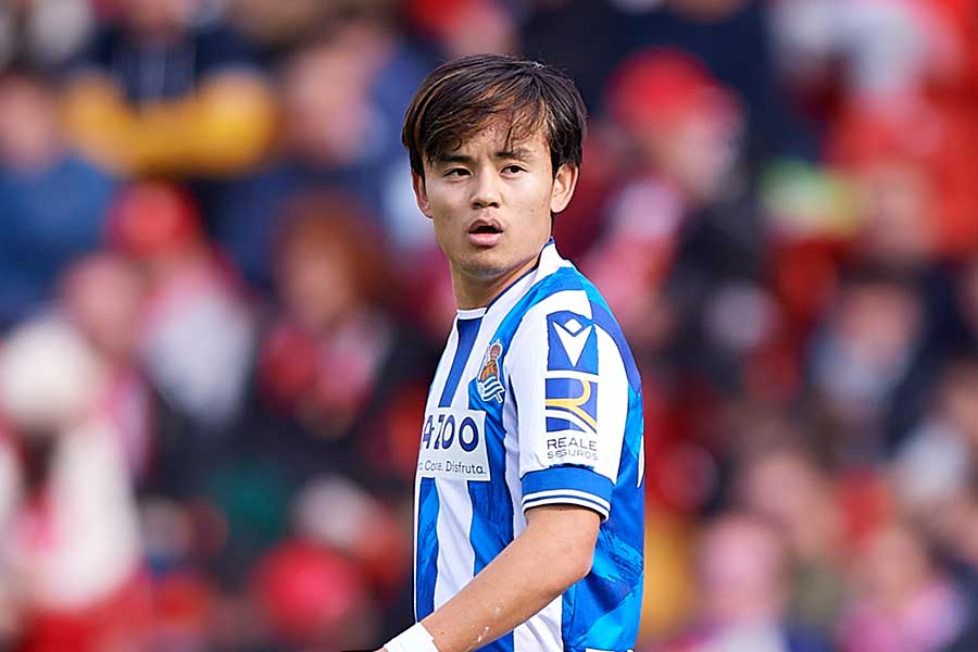 先発出場でゴールに絡んだ久保建英【写真:Getty Images】