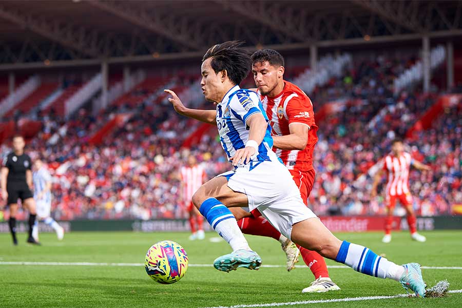 先発出場でゴールに絡んだ久保建英【写真：Getty Images】