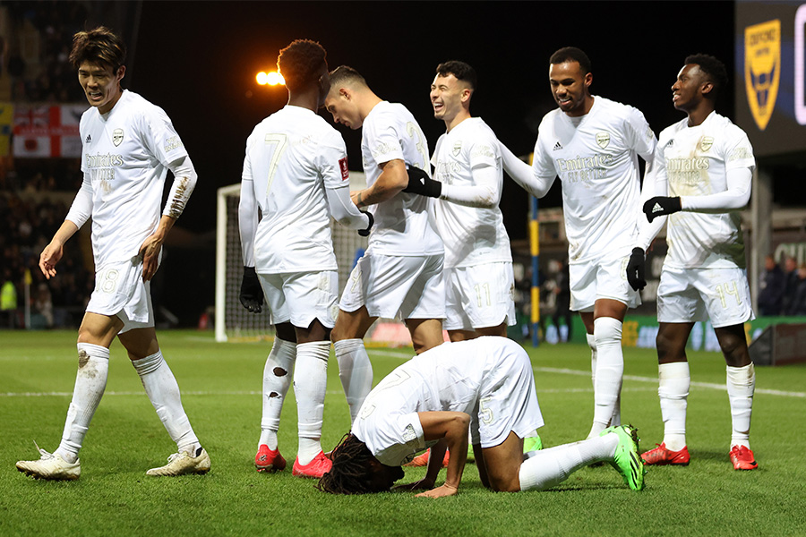 オックスフォードに勝利したアーセナル【写真：Getty Images】