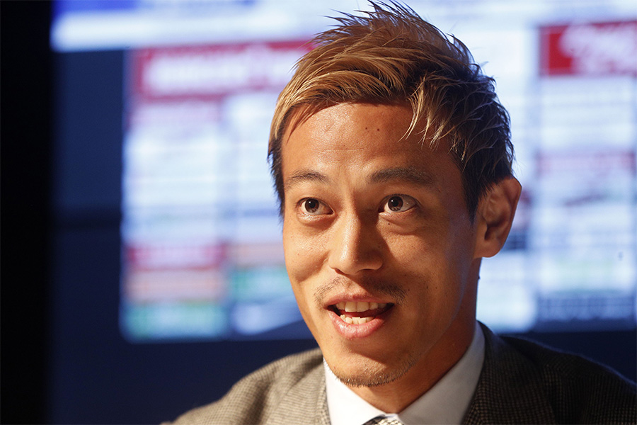 本田圭佑が今季のJ2リーグに注目【写真：Getty Images】