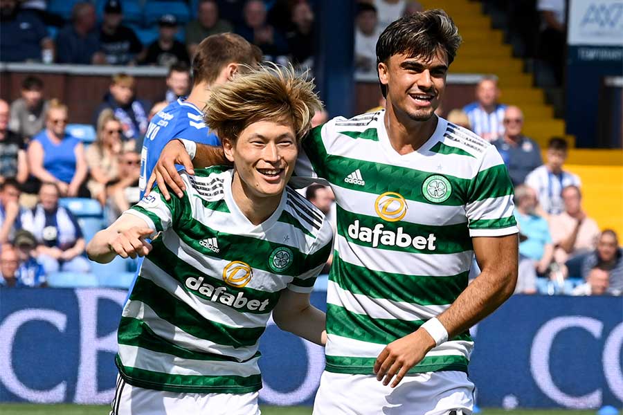 英メディアがフェリックスよりも”お買い得”な選手に古橋とジョタ（右）を選出【写真：Getty Images】