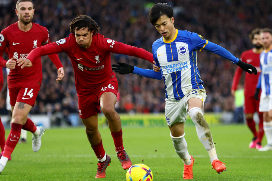 ブライトンの日本代表MF三笘薫【写真:Getty Images】