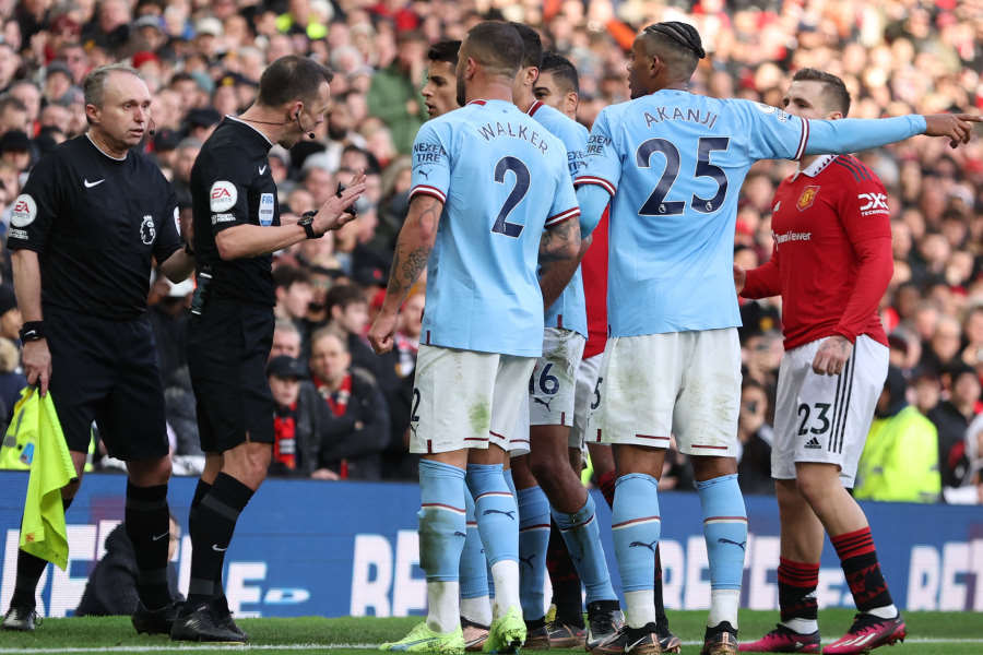 マンUの同点ゴールが物議【写真：ロイター】