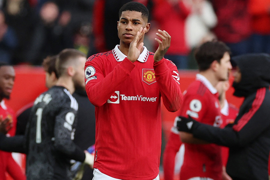 ラッシュフォードのポジションについて賛否の声【写真：ロイター】