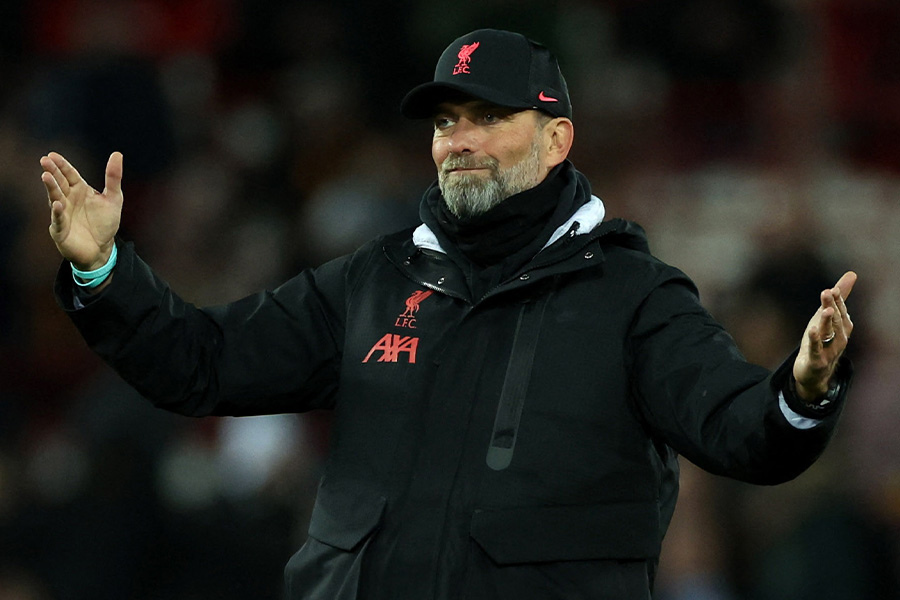 クロップ率いるリバプールはリーグ9位と低迷【写真：ロイター】