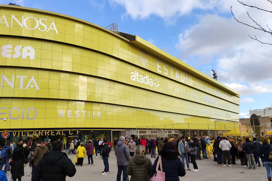 久保建英がプレーした古巣ビジャレアルの本拠地エスタディオ・デ・ラ・セラミカ【写真：高橋智行】