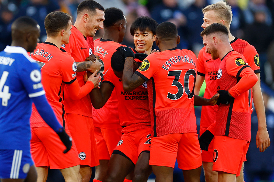 ブライトンの補強と育成システムに注目【写真：ロイター】