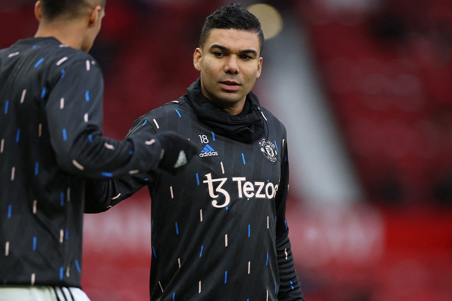 出場停止処分中のカゼミーロ【写真：ロイター】