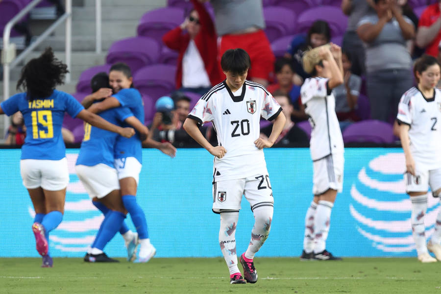 なでしこジャパンがシービリーブスカップでブラジルに敗戦【写真：Getty Images】