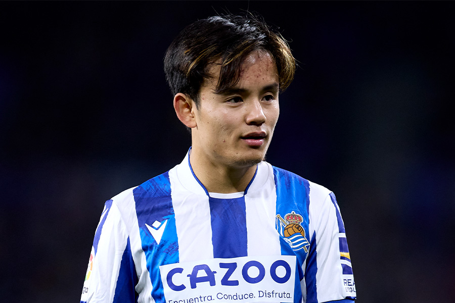 先制ゴールをアシストした久保建英【写真：Getty Images】