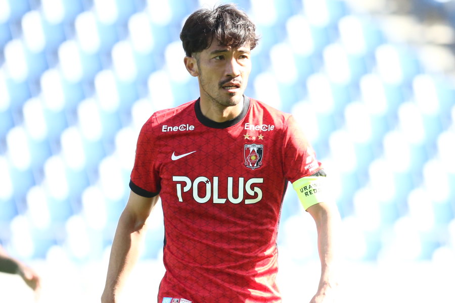 浦和で主将を務め、先制点を決めたMF阿部勇樹【写真提供：ⒸURAWA REDS】