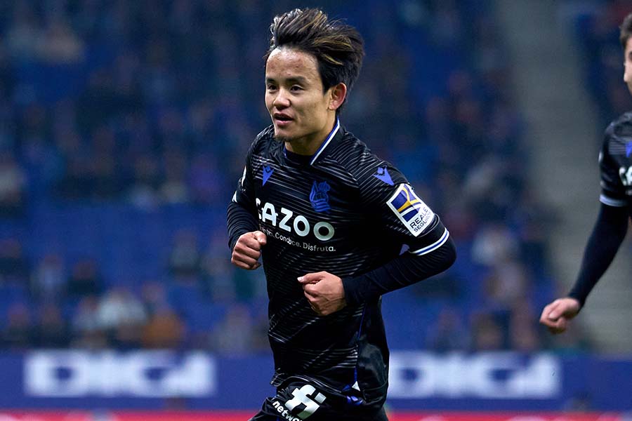 ソシエダで活躍するMF久保建英【写真：Getty Images】