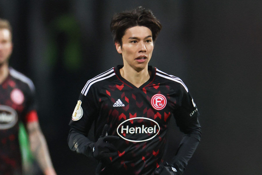 デュッセルドルフの日本代表MF田中碧【写真：Getty Images】