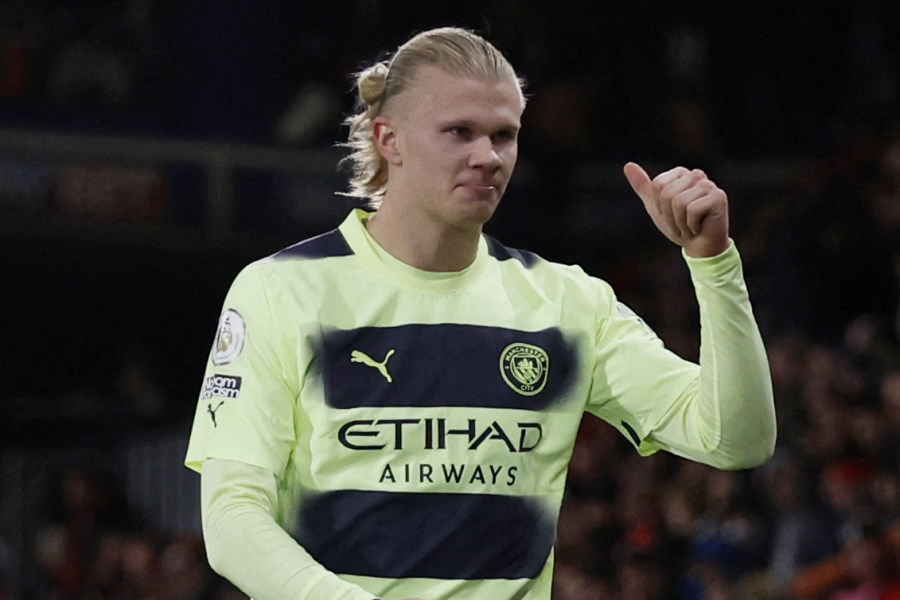 シティのノルウェー代表FWハーランド【写真：ロイター】