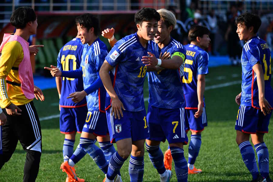 日本がキルギス相手に勝利【写真：2023 Asian Football Confederation (AFC)】