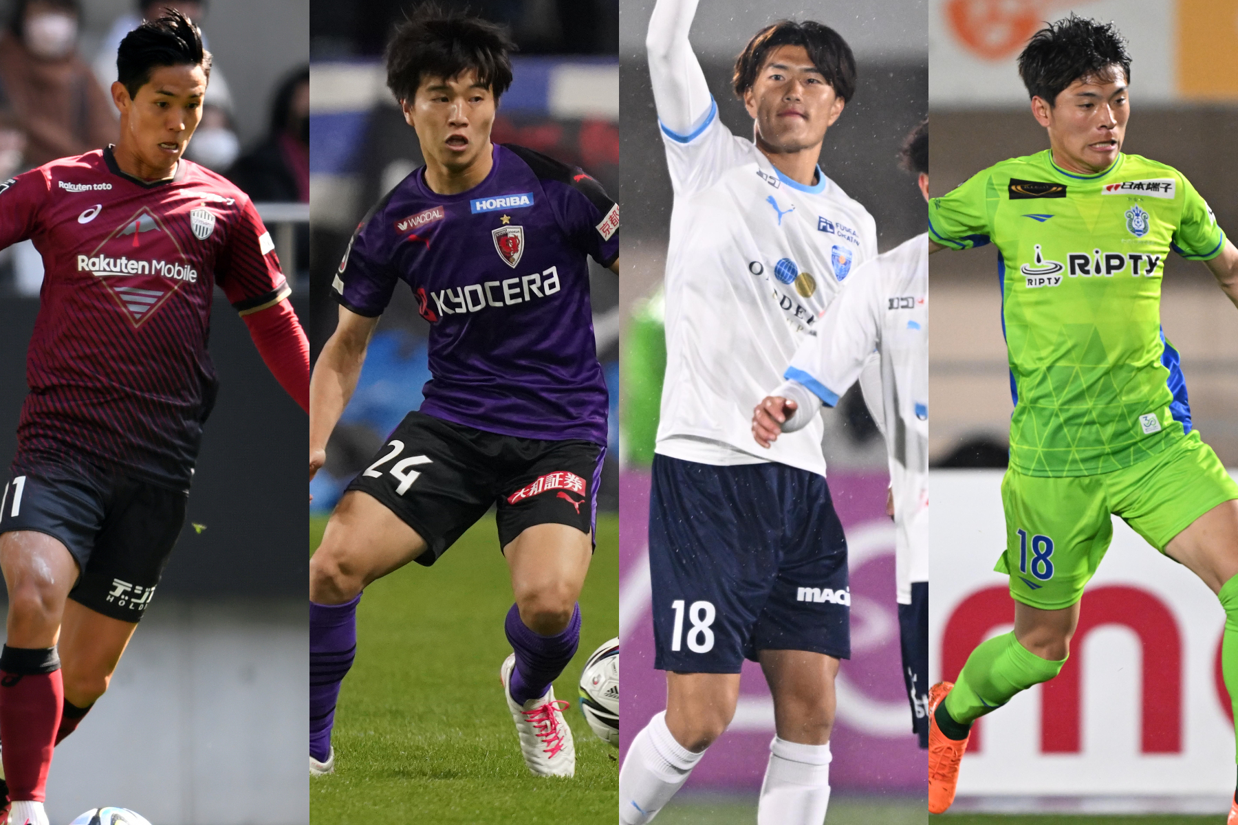 J1第5節までのスタッツに注目【写真:Getty Images & 徳原隆元】