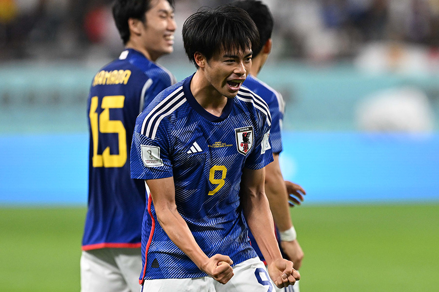 ウルグアイ戦に三笘薫がスタメン出場か【写真:徳原隆元】