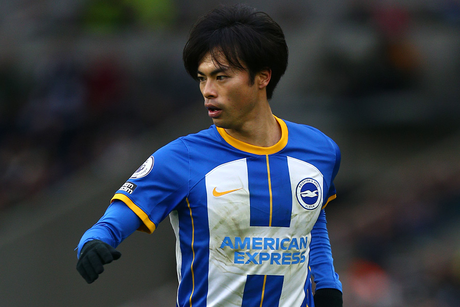 ブライトンで活躍する三笘薫【写真：Getty Images】