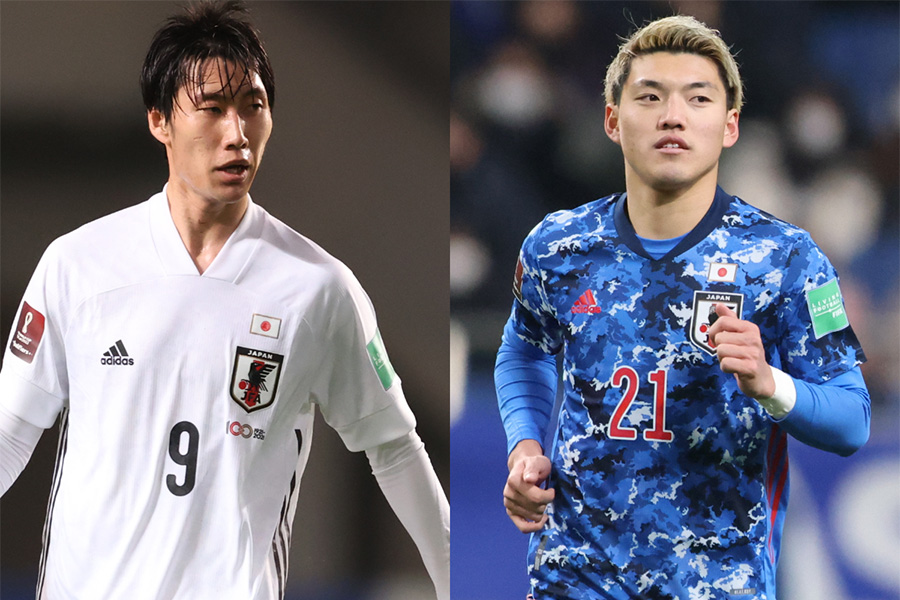 3月の2連戦では招集外となったMF鎌田大地とMF堂安律【写真：高橋 学】