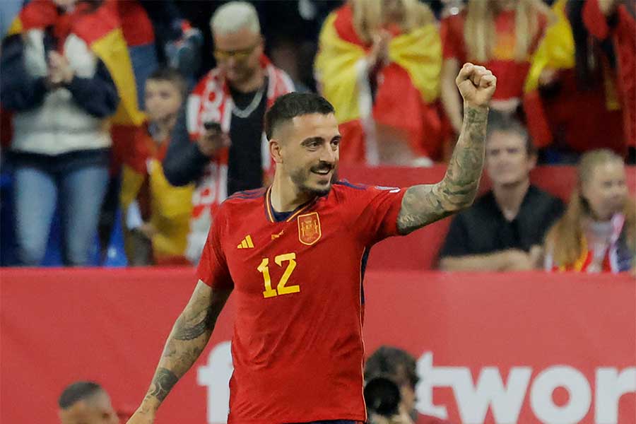 スペイン代表FWホセル【写真：ロイター】