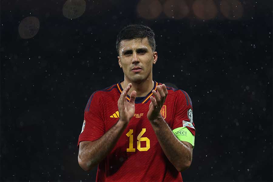 スペイン代表MFロドリ【写真：ロイター】