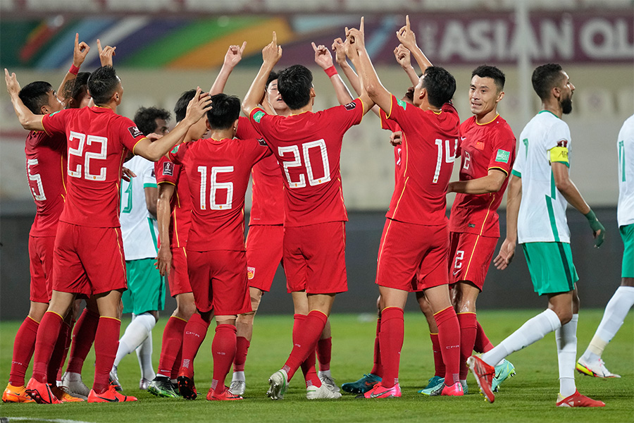 W杯予選の9節ではサウジアラビア相手にドロー決着【写真：AP】