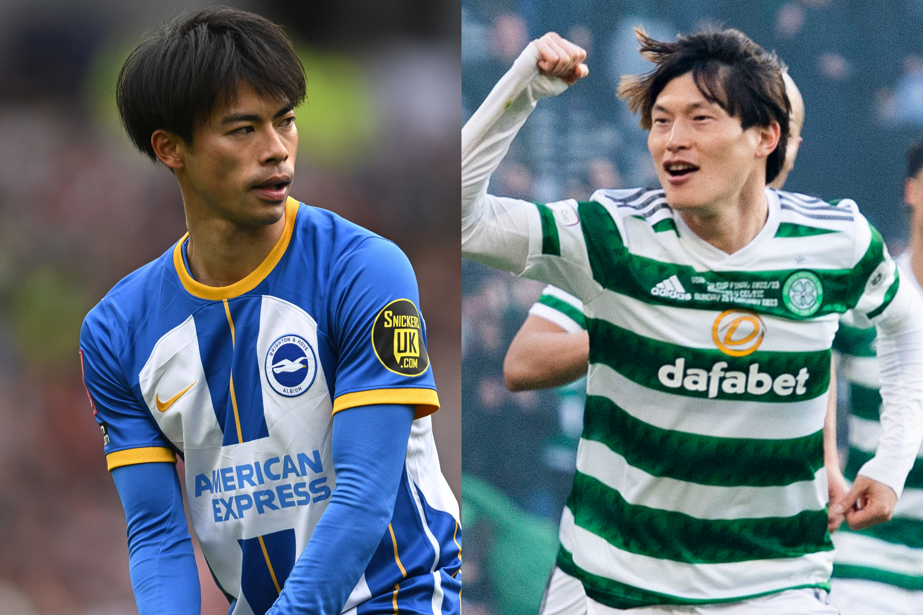 セルティックで三笘と古橋コンビが実現していた可能性【写真:Getty Images】