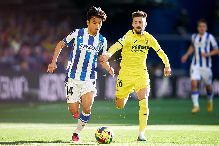 ビジャレアル戦に出場した久保建英【写真：Getty Images】