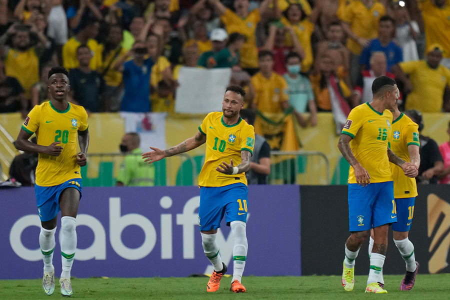 ブラジル代表はグループGに【写真：AP】