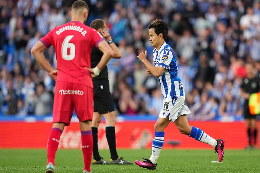 ソシエダの日本代表MF久保建英【写真:Getty Images】